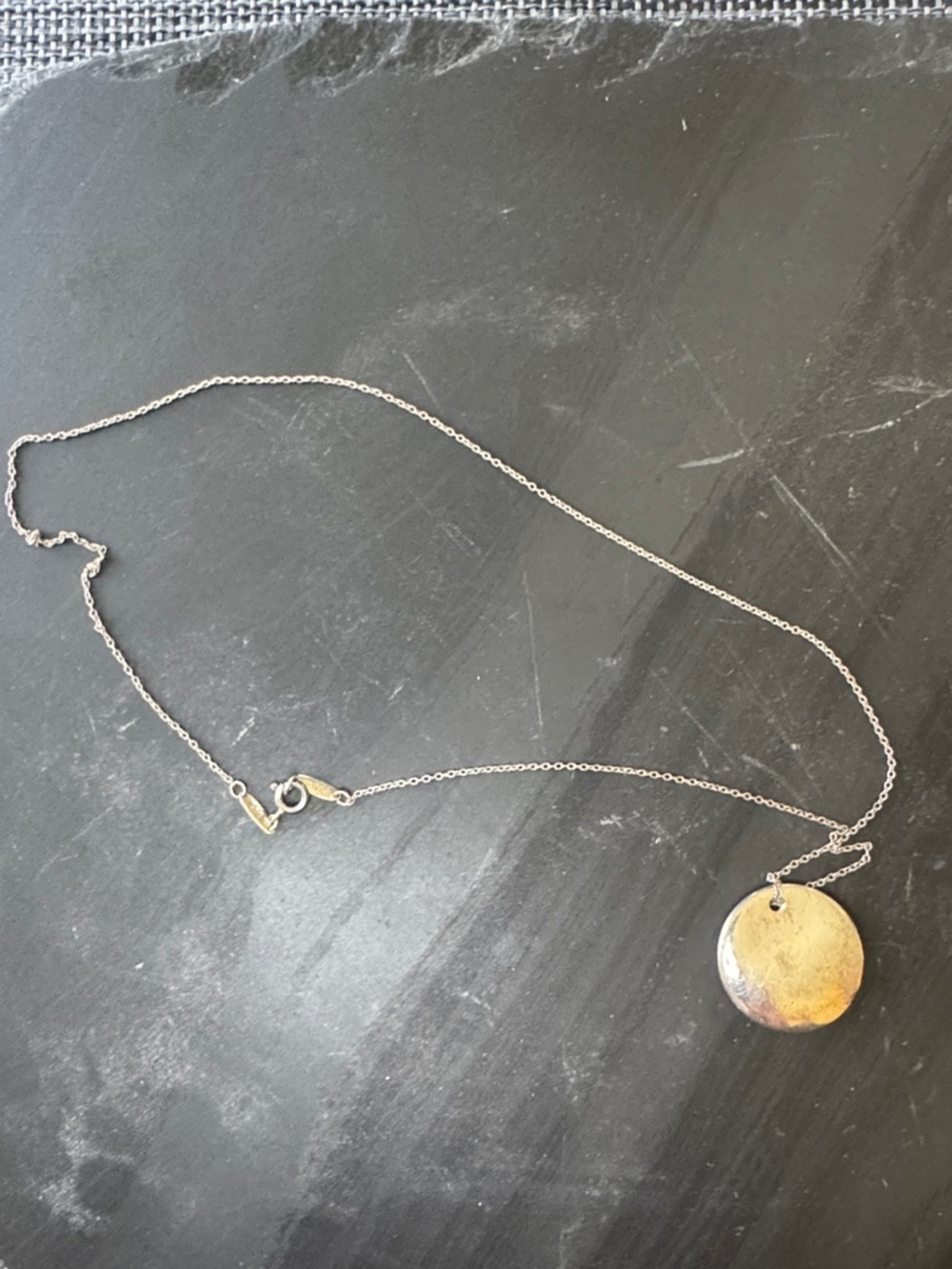 Tiffany & Co.  Round Disc Necklace